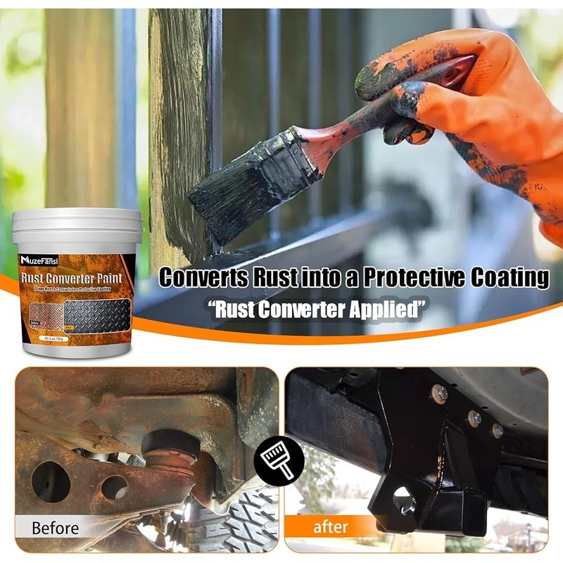 Ultimate Rust Converter Paint Rust Reformer Inhibitor Metal Surfaces Easy Apply