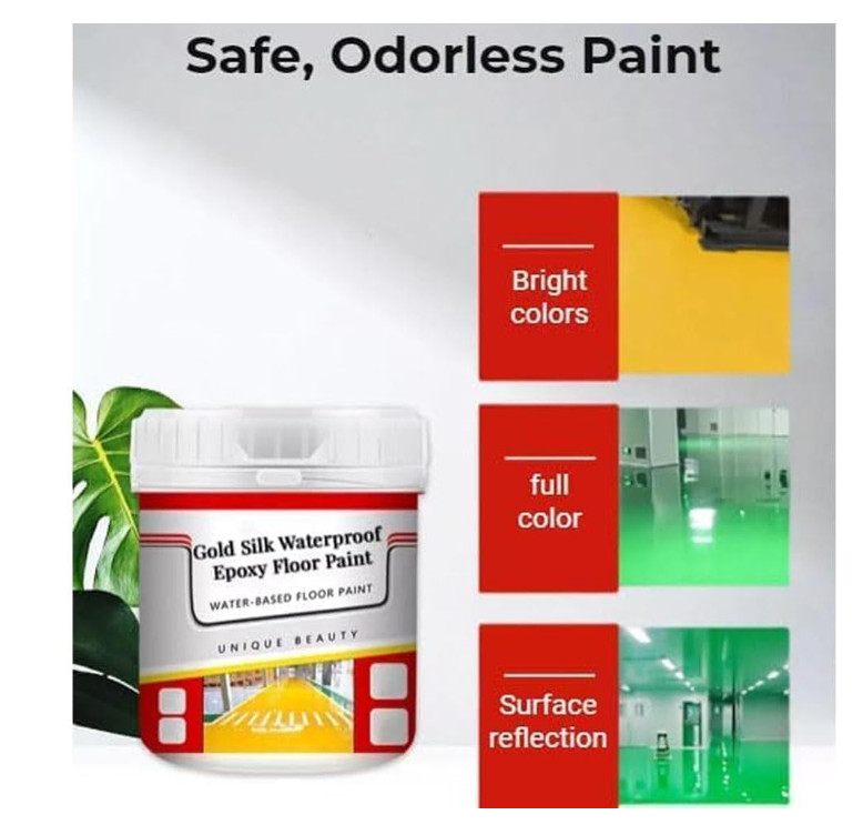Pvzxr Floor Paint,Pvzxr Sflopaints,Quick-Dry Anti-Slip Water-Based Floor Paint