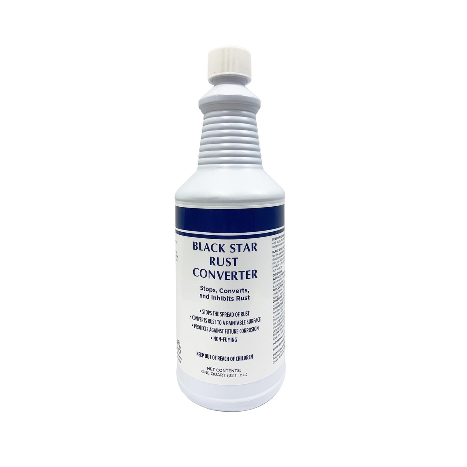 BLACK STAR Rust Converter – Converts Rust on Any Steel Surface (1 Quart)