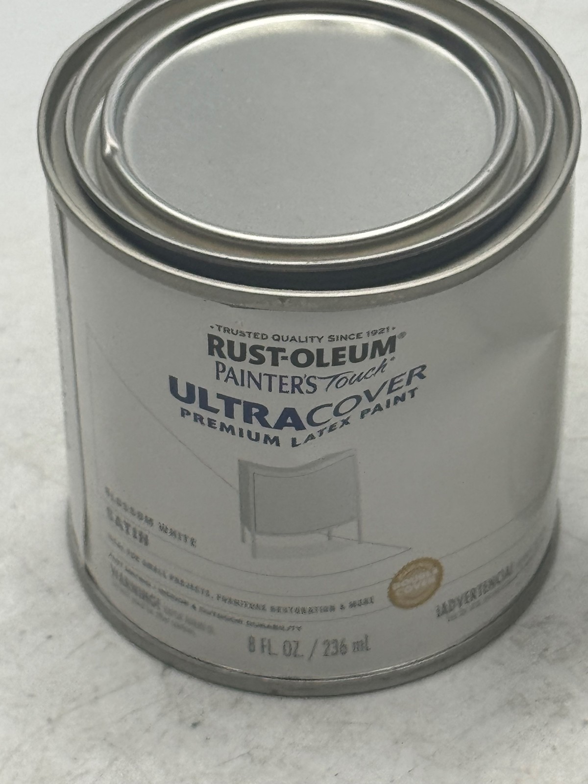 Rust-Oleum PaintersTouch UltraCover 8 FL OZ Satin Blossom White Paint-2PK