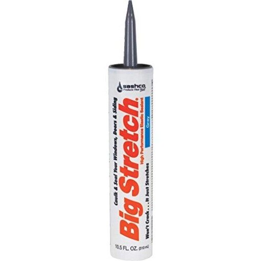 Sashco 10010 100 Percent Acrylic Latex Big Stretch High Performance Caulk, 10.5o