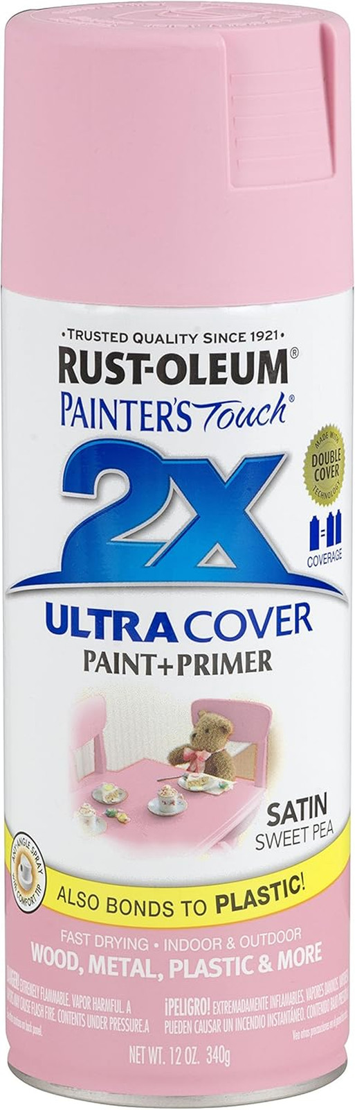 Painter’S Touch 2X Ultra Cover Spray Paint, Gloss Clear | Indoor and Outdoor Sur