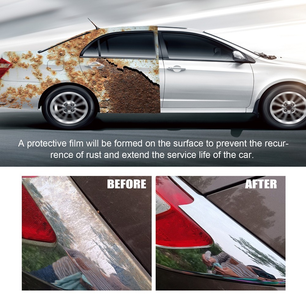 Multi-Purpose Car Rust Removal Spray Rust Remover Rust Inhibitor Derusting Spray