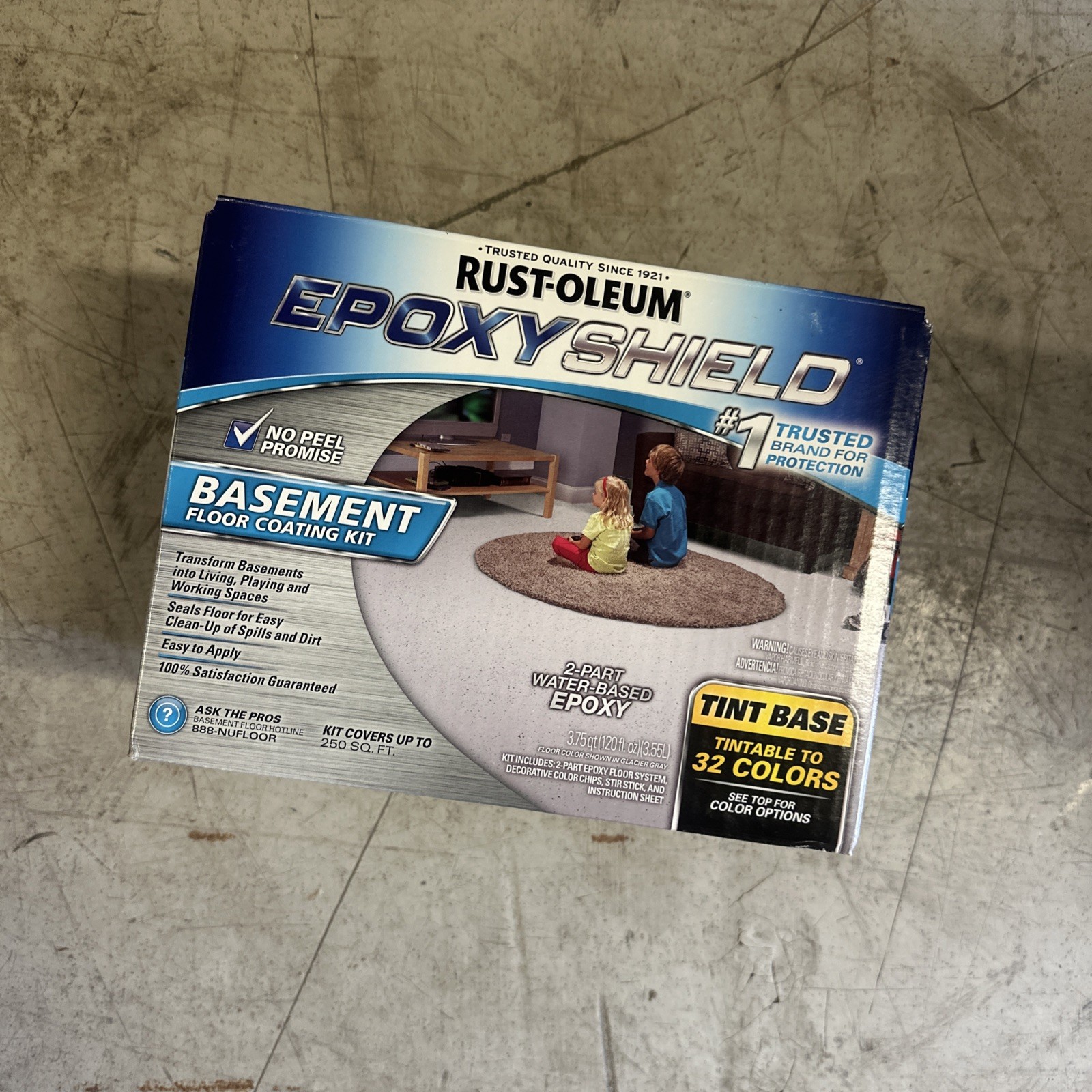 Rust-Oleum 225446 EPOXYSHIELD Basement Floor Coating Tint Base Kit