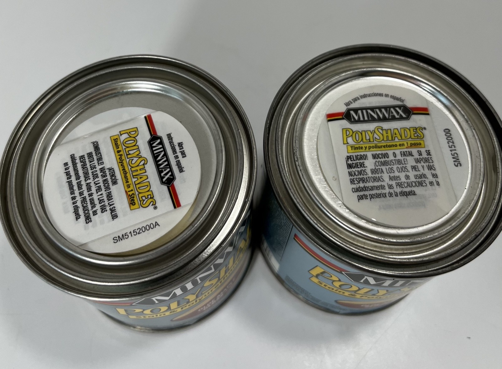 2x MINWAX PolyShades OLDE MAPLE GLOSS Wood Stain & Finish 1/2 Pint (8 oz) – NEW