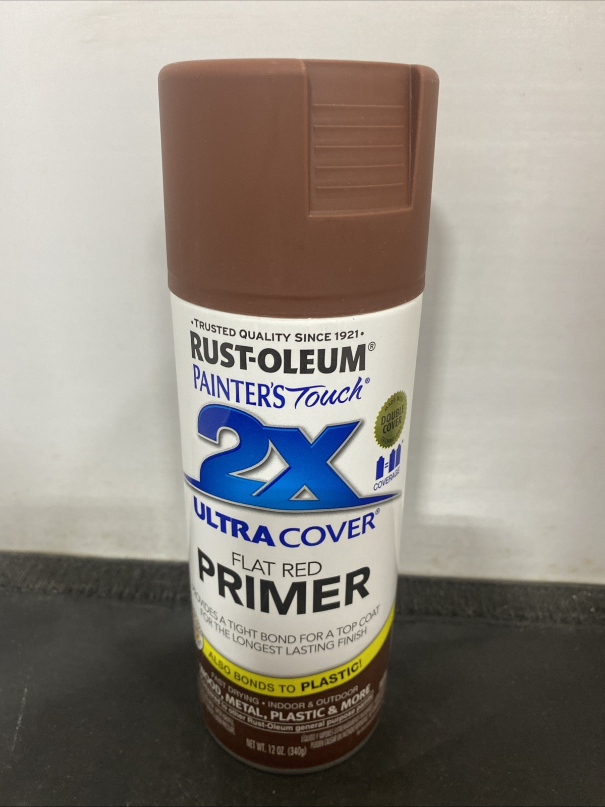 Rust-Oleum Spray Paint Red Primer Durable Finish 12oz Painter’s Touch 2X 249086