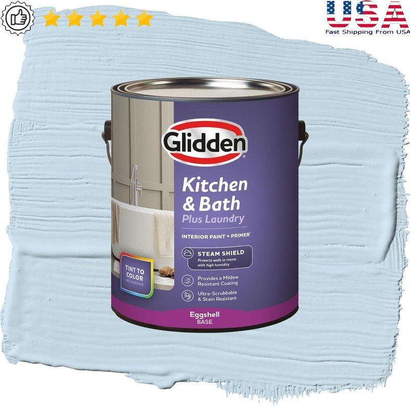 Acrylic Interior Paint Low VOC Mildew Resistant Quick Dry Multi-Surface Use