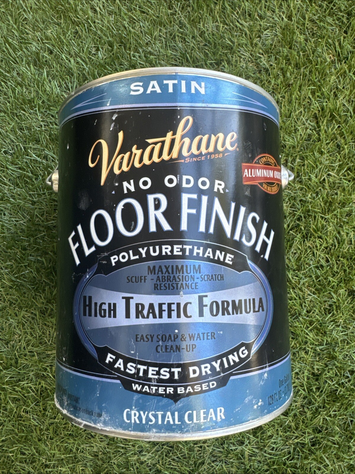 Varathane 1 Gallon Water-Based Interior Polyurethane Crystal Clear Satin