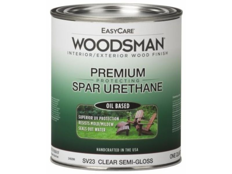 1 qt. Woodsman Indoor & Outdoor Spar Urethane Clear Semi-Gloss #249299