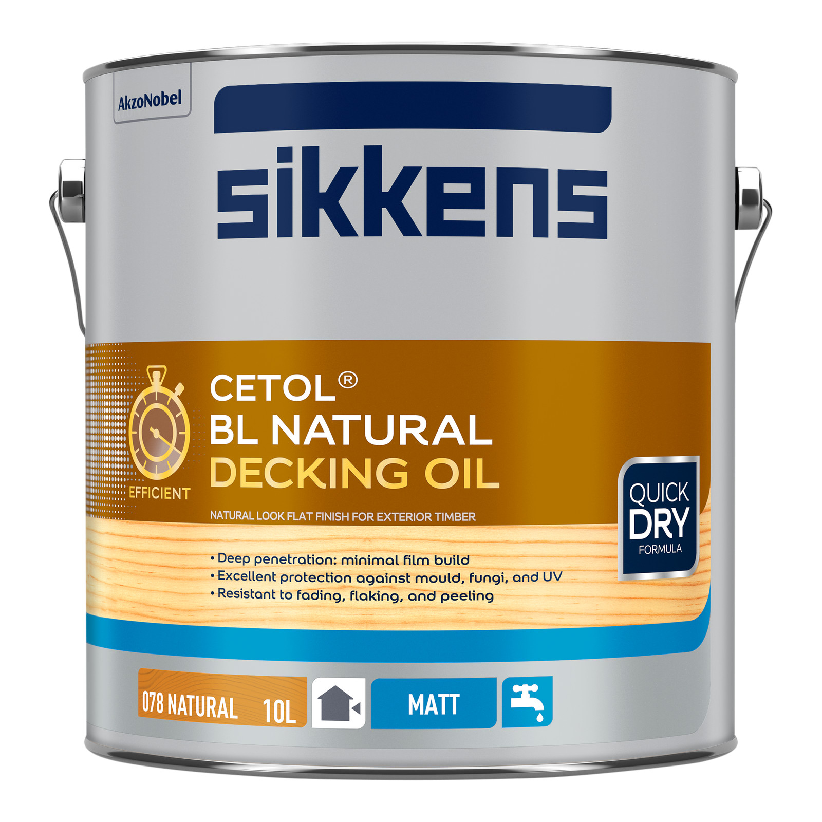 Sikkens Cetol BL Natural Deck Oil – Natural 10L