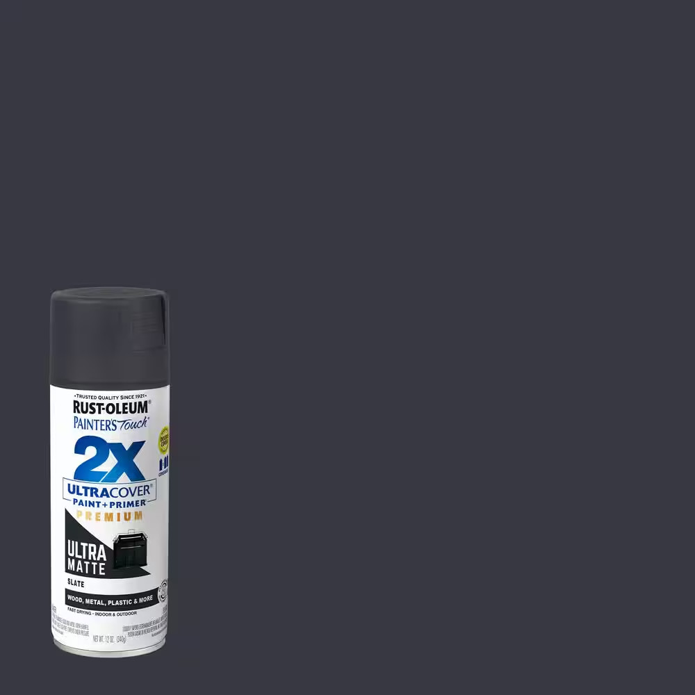 12 Oz. Matte Slate Ultra Cover General Purpose Spray Paint (Case of 6)