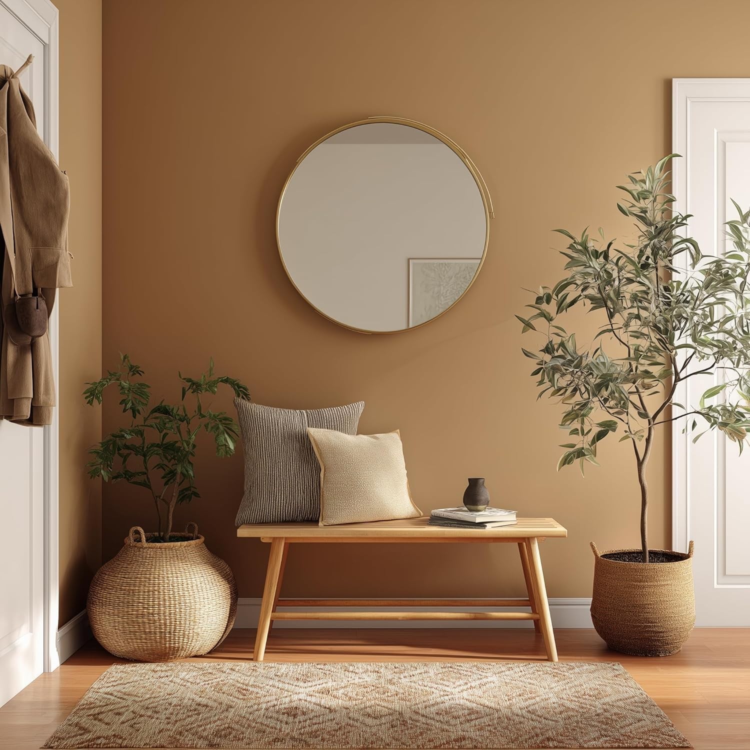Interior/Exterior Eco-Friendly Paint – Low Sheen Eggshell, 1-Gallon Autumn Brown