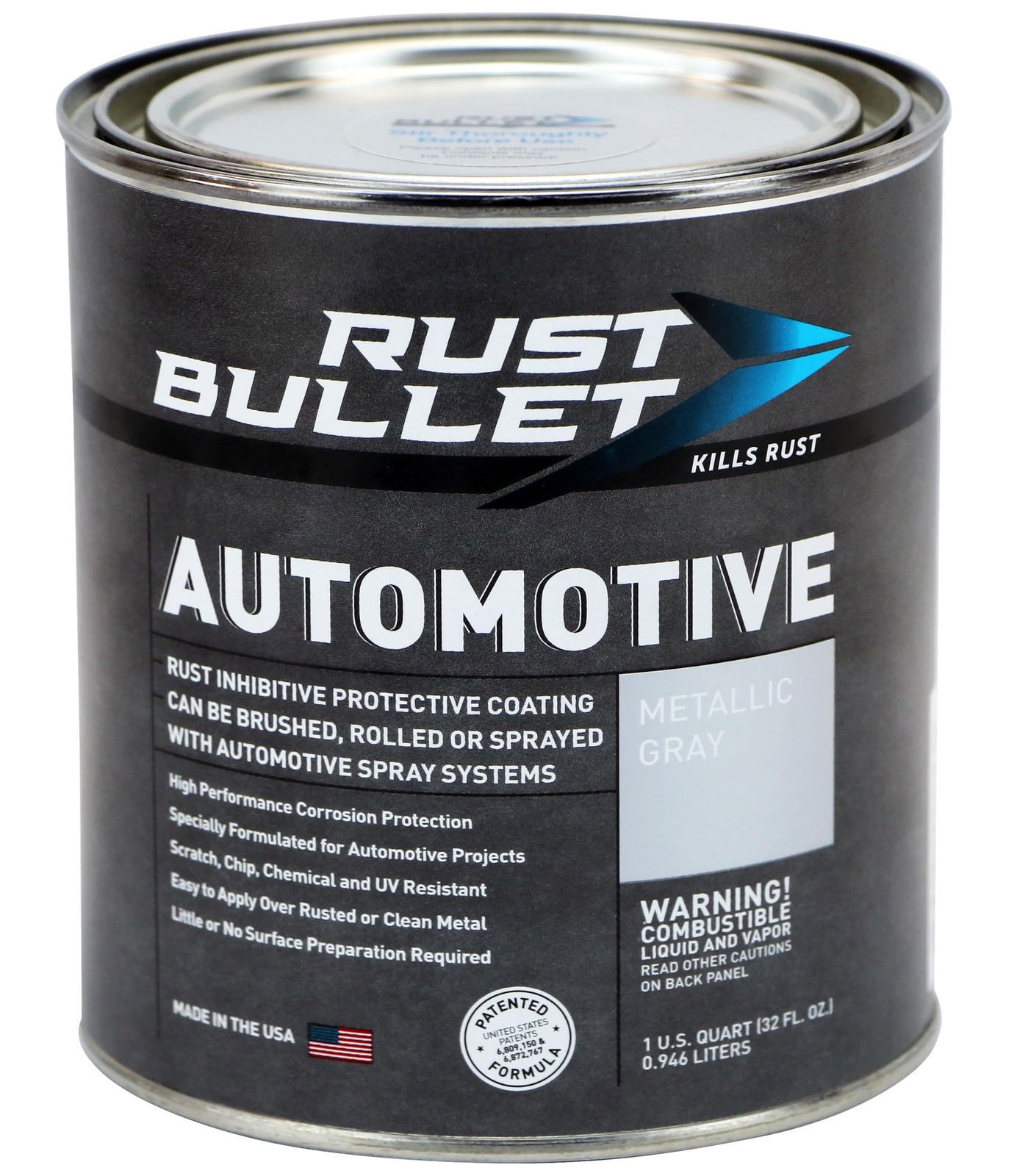 Automotive – Metallic Gray – 1 Quart – Rust Inhibitor & Protective Coating fo…