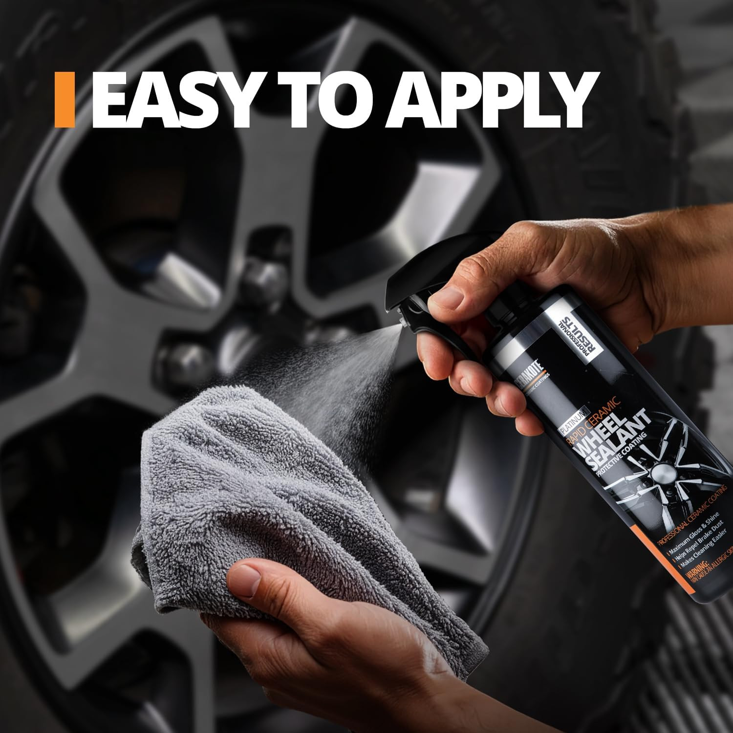 Rapid Ceramic Wheel Sealant – Ceramic Spray Coating for Wheels – Quick and Easy
