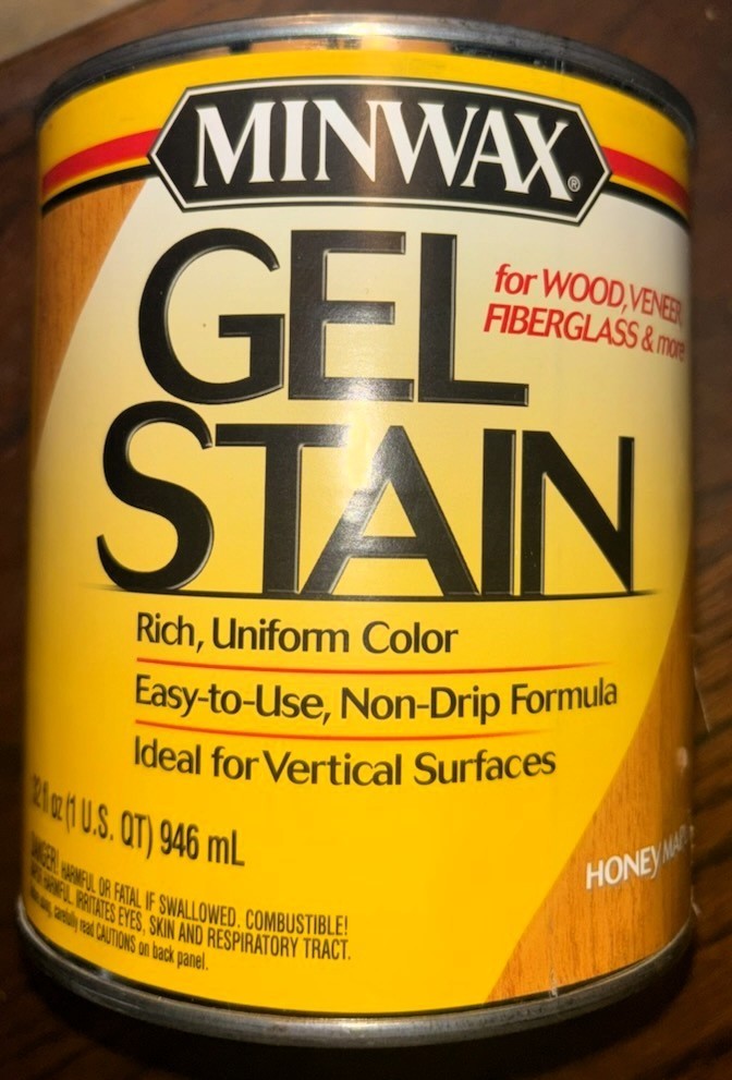 Minwax Wood Gel Stain Honey Maple Quart