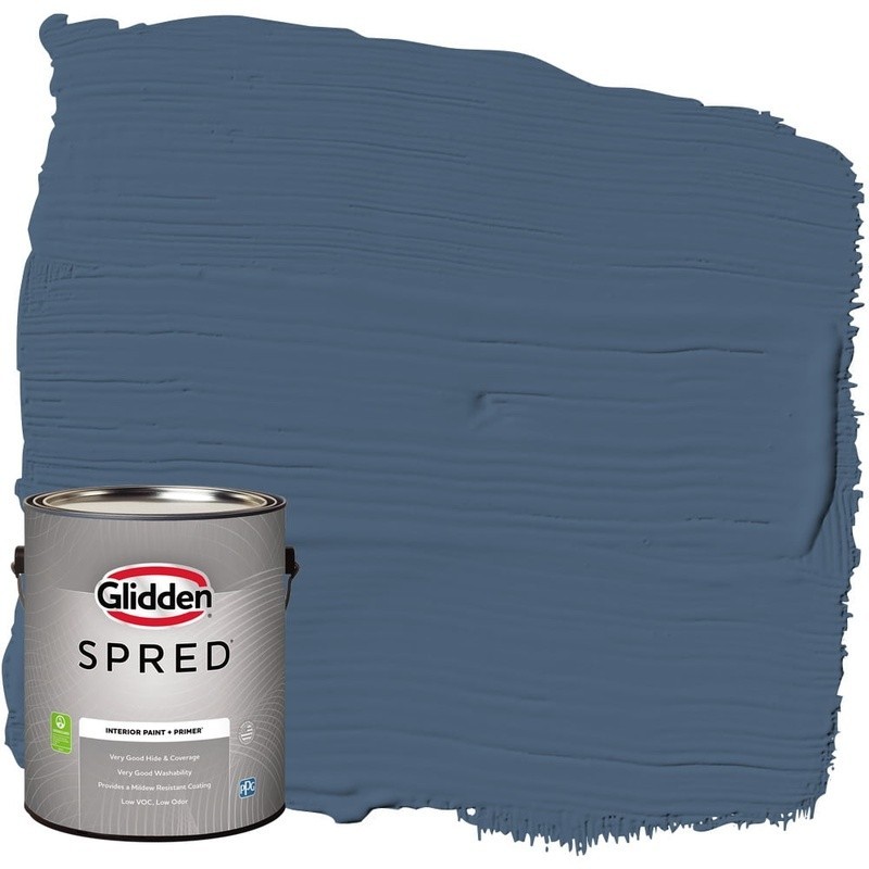 Low VOC Interior Paint Washable Eggshell Finish Mildew Resistant All in One New