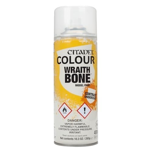 Spray Paint Aerosol Can 400ml Wraithbone Satin Finish For Model Hobby