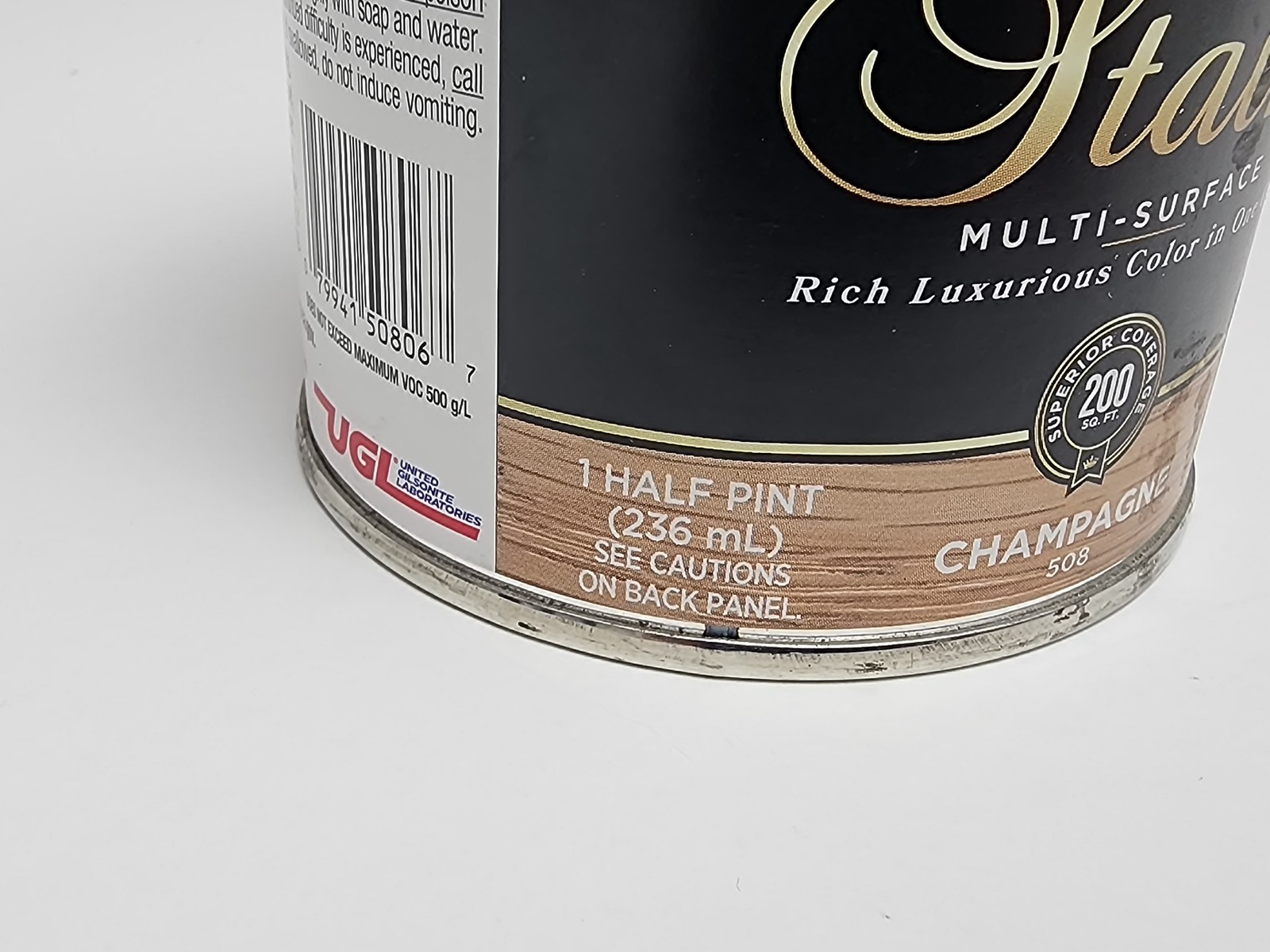 ZAR Interior Oil Base Multi-Surface Wood Stain, Champagne 508, 1/2 Pint (236 mL)