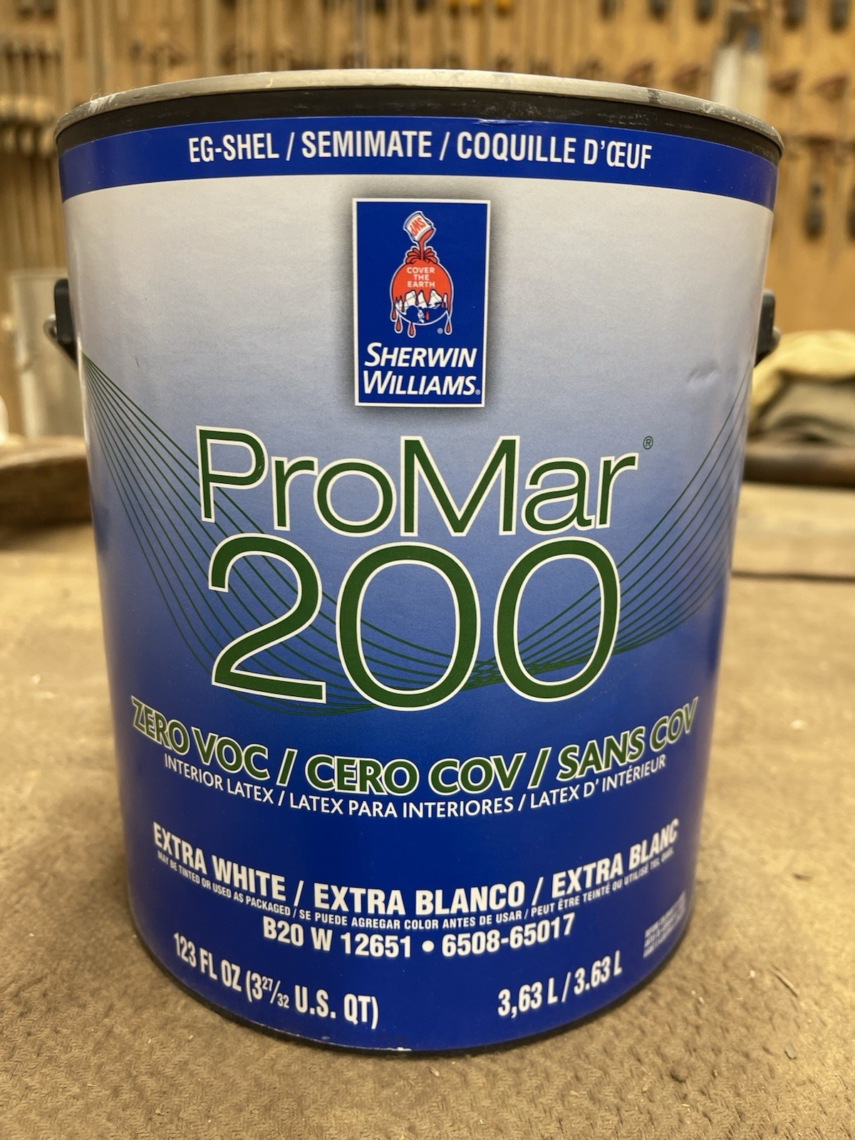 1 Gal. Sherwin Williams ProMar 200 Interior Paint 6070 Heron Plume / Eg-Shell