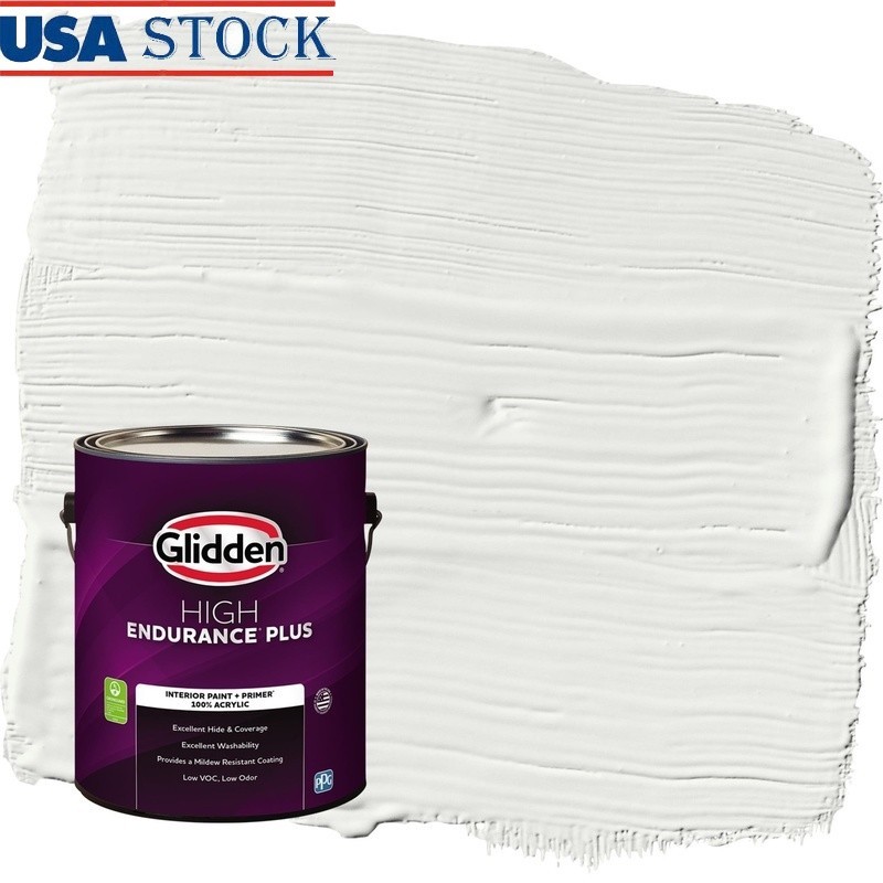 Interior Paint Primer Low Odor Washable Zero VOC High Coverage Mildew Resistant