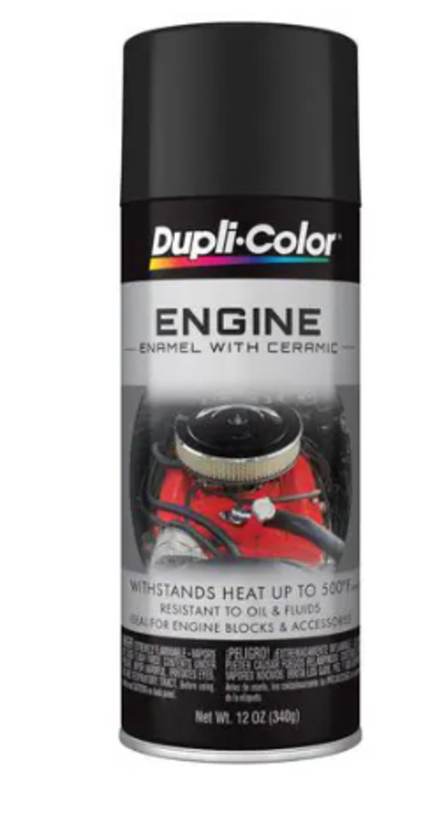Dupli-Color 12 Ounce Ford Semi-Gloss Black Spray Paint – DE1635 New