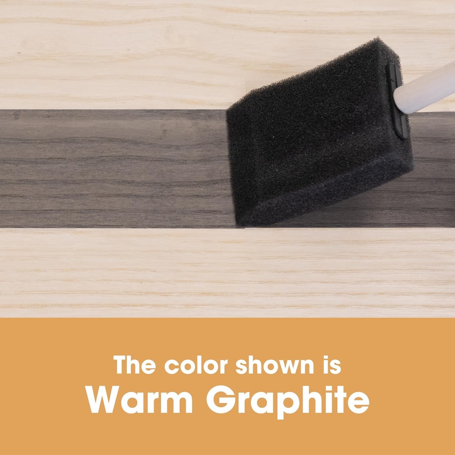 Multiple Finishes Warm Graphite Wood Stain 8.5oz Water Based Fast Dry