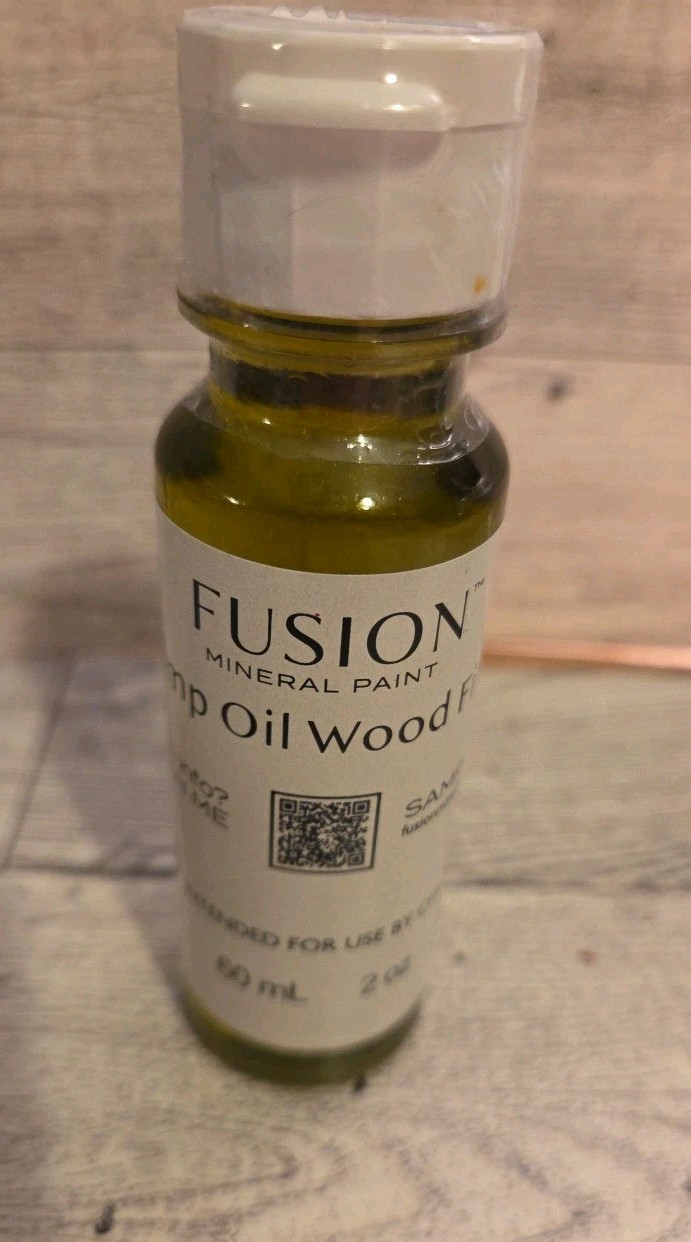 Fusion Mineral Paint Hemp Oil wood Finish 2 oz Sample Size New Sealed