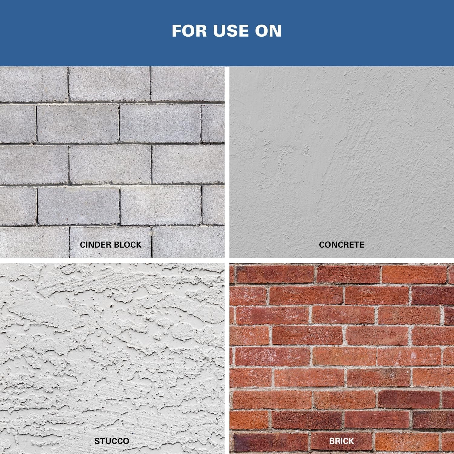 High-Performance White Waterproofing Paint for Concrete/Masonry – 1 Gallon Size