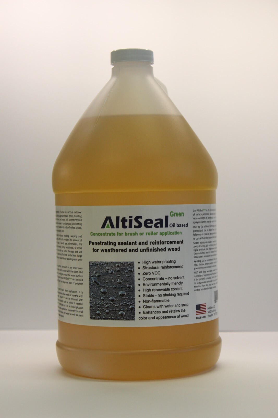 AltiSeal – 1 Gallon Penetrating Sealer and structural reinforce for outdoor wood