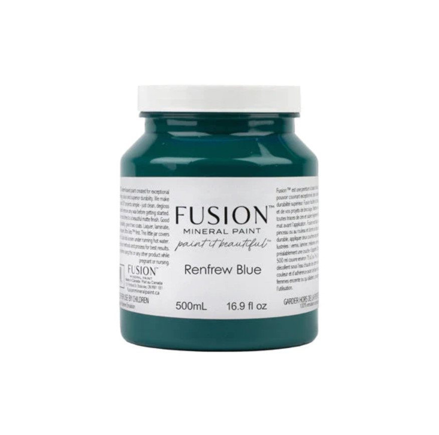 Fusion Mineral Paint “RENFREW BLUE” All in One 500 ml 16.9 fl oz