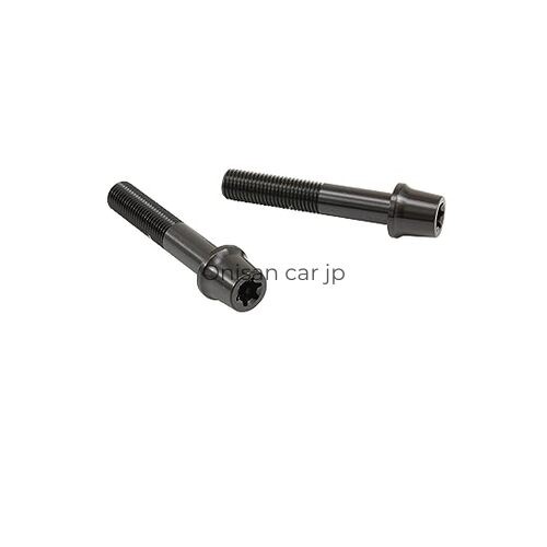 NEW PLOT Brembo Stainless Steel Caliper Mount Bolts Black 55mm Tapered Cap