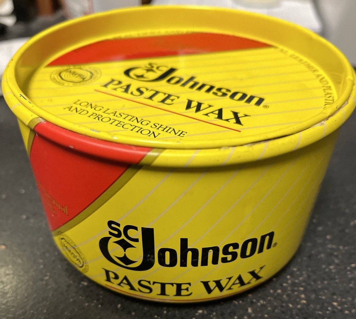 SC Johnson Paste Wax Discontinued 16oz 85% Full Vintage
