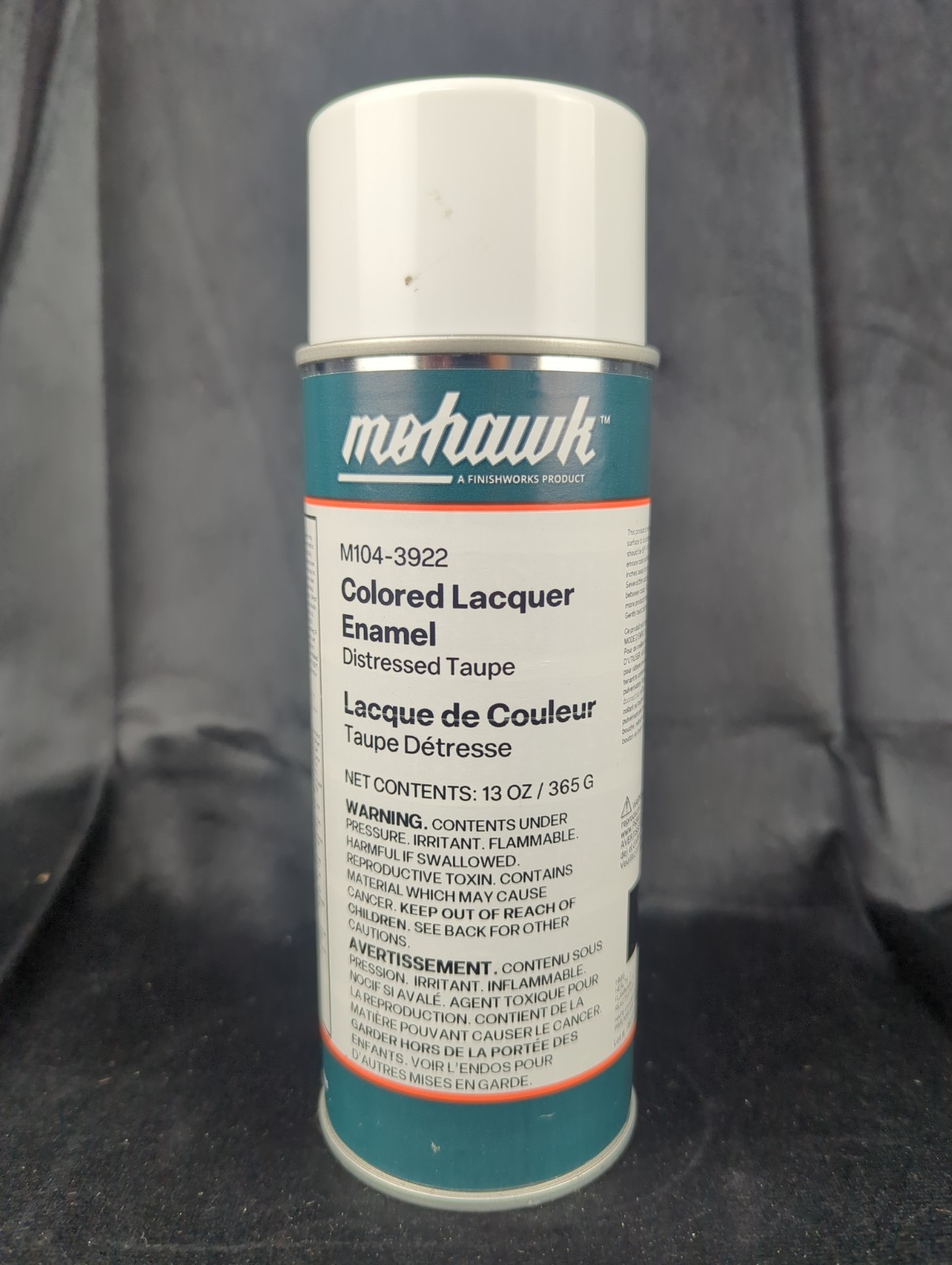 Mohawk M104-3922 Colored Lacquer Enamel Distressed Taupe 13 ounces