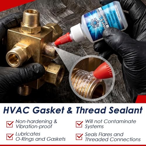 30ml Non-Hardening HVAC Gasket & Thread Sealant – 1 Pack