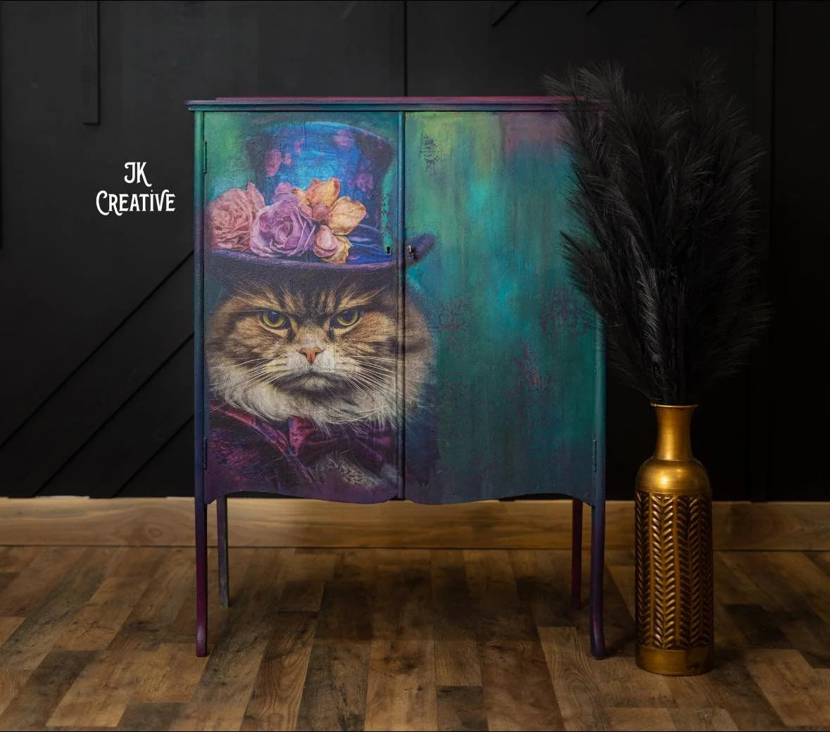 Sour Puss | Large Decoupage Tissue Paper | Furniture | Arts & Crafts | 21×29 or