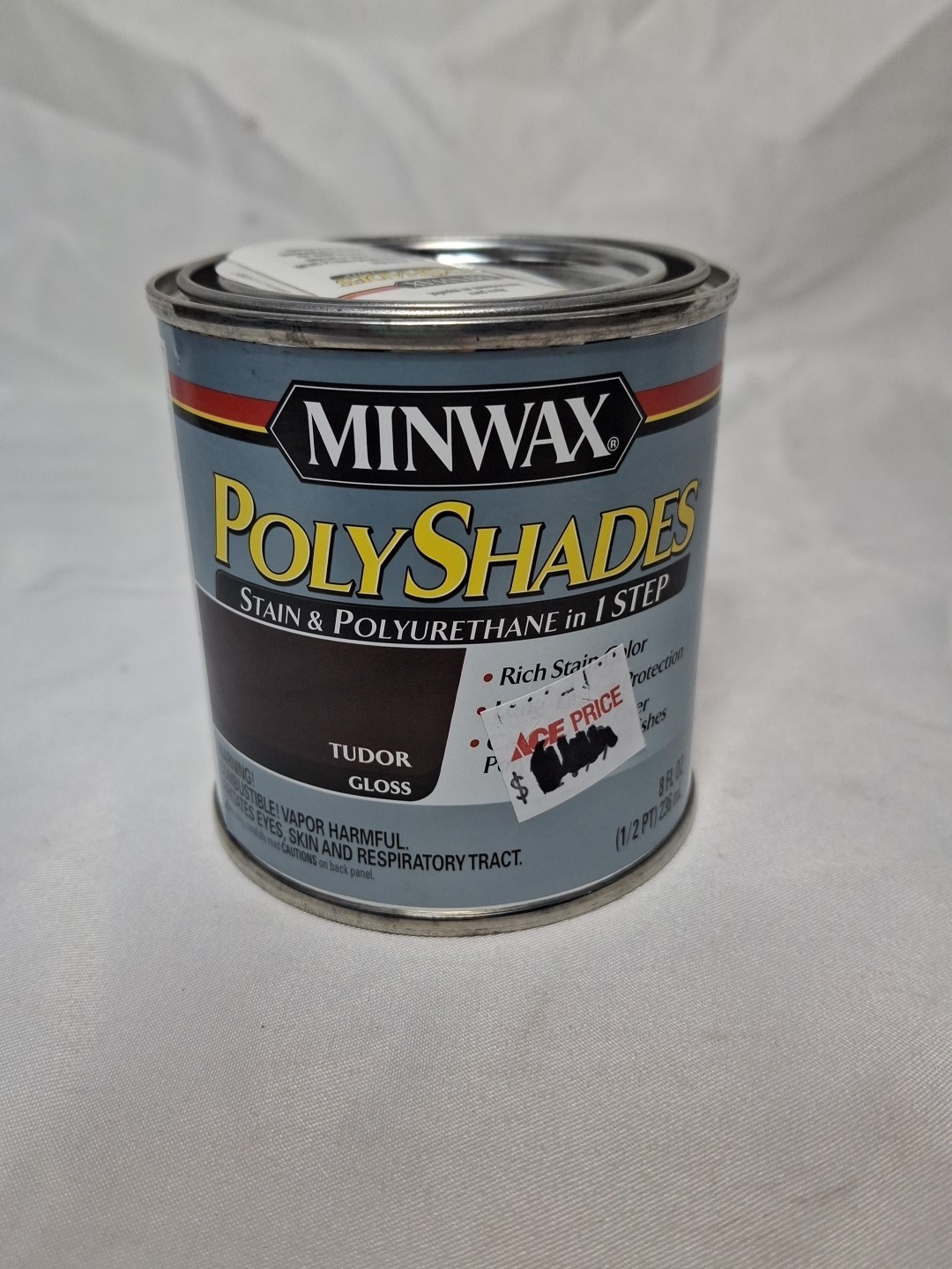 Minwax PolyShades Stain & Polyurethane in 1 Step TUDOR GLOSS 1/2 pt New