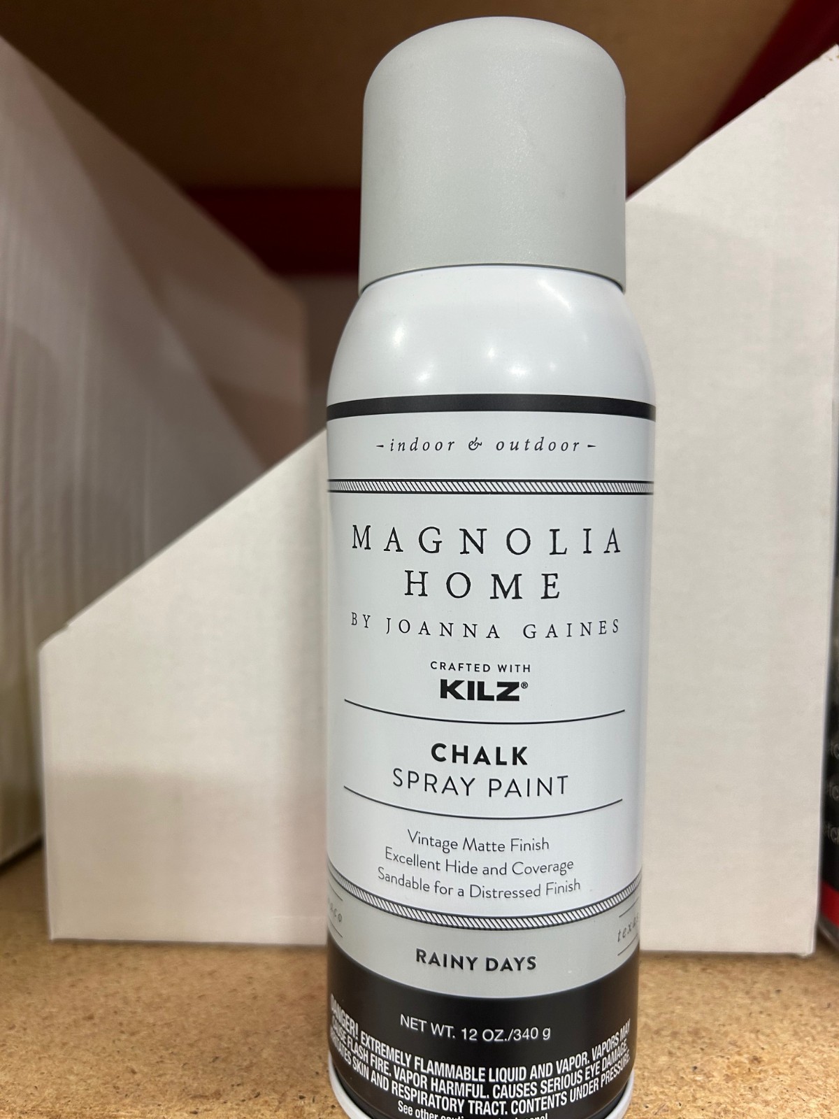 NEW Magnolia Home Chalk Interior/Exterior Spray Paint RAINY DAYS FREE S&H
