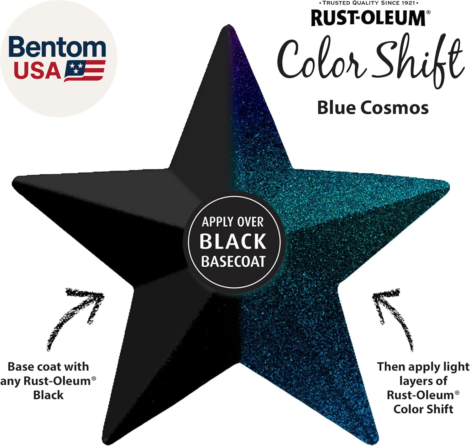 Rustoleum Color Shift Spray Paint, 11 Ounce, Cosmos Blue