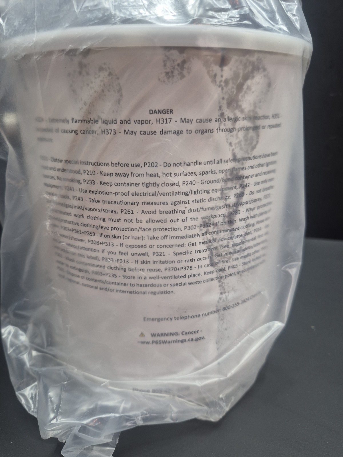 Enviro-pox Epoxy Mastic Black Industrial Coating One Gallon 949N1681B