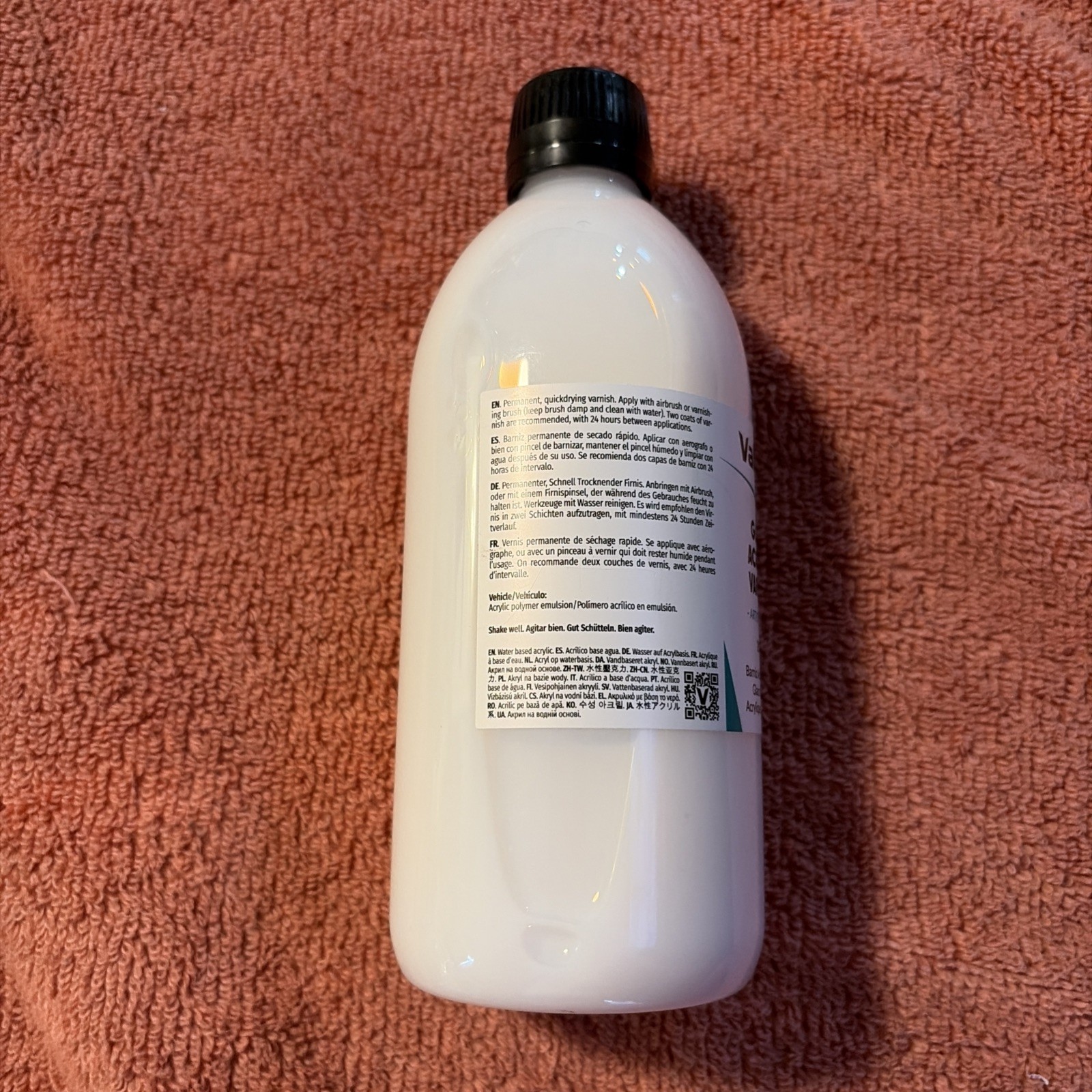 Permanent Acrylic Varnish | Glossy Finish 500 Ml. 16.9 Fl.oz. | Gloss