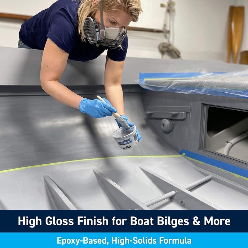 Waterproof Bilge Paint High Gloss Epoxy Durable Protective Marine Coating Boats