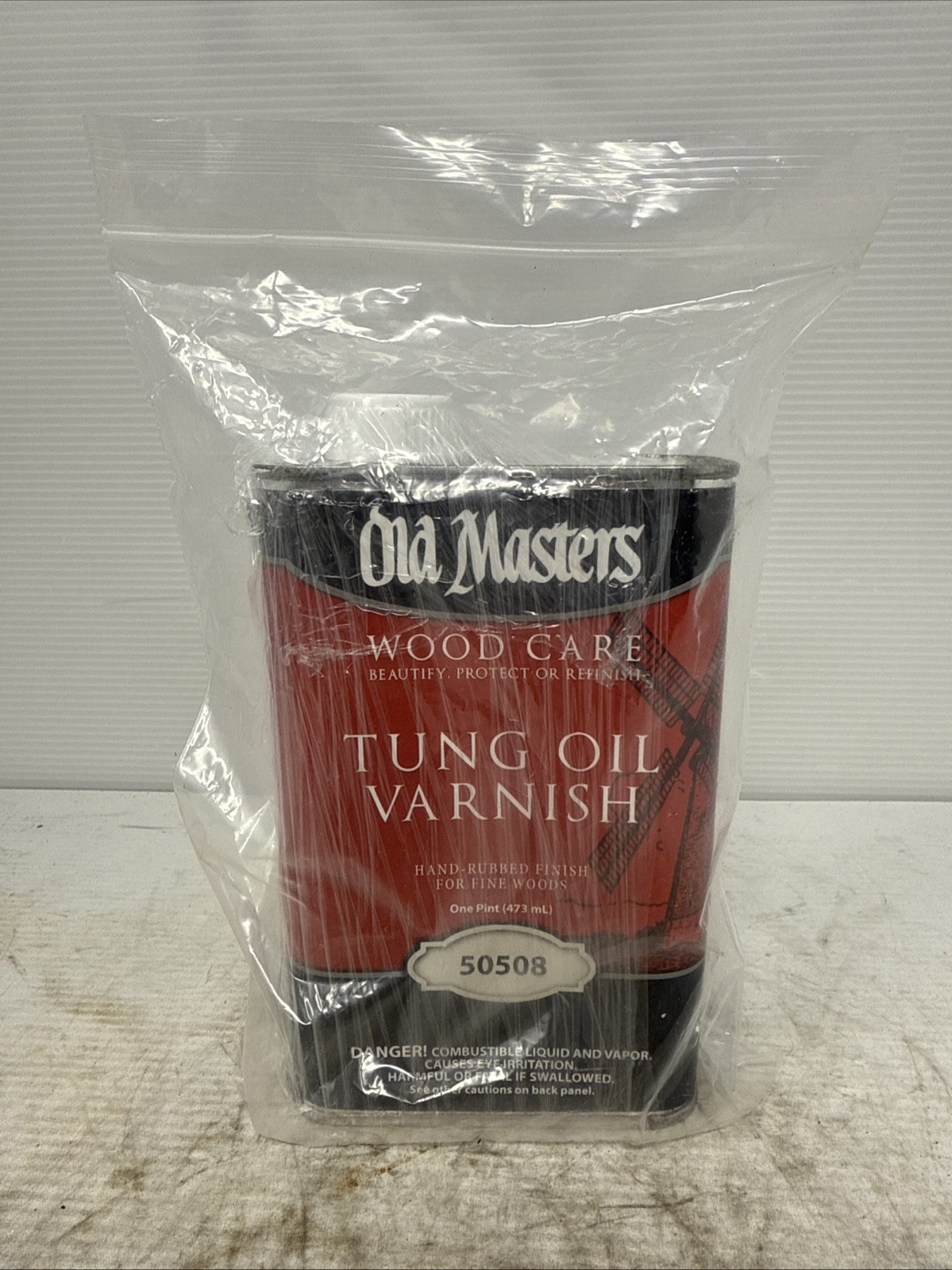 NEW – 50508 OLD MASTERS – Wood Care Tung Oil Varnish – One Pint (473mL)