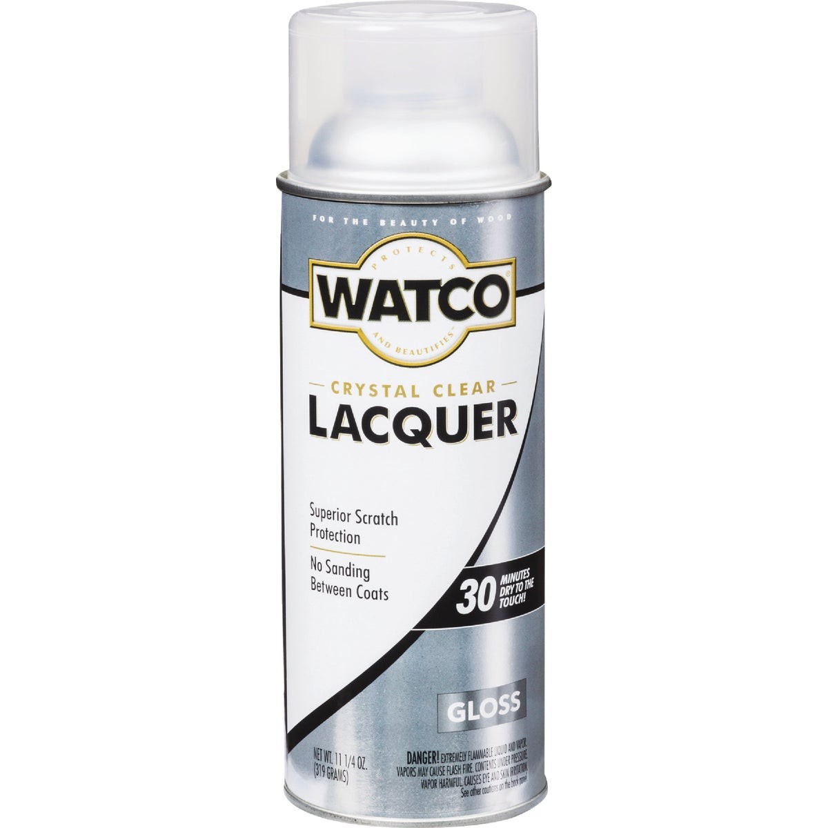 Watco 11.25 Oz. Clear Gloss Spray Lacquer 63081 Watco 63081 026748063084 Clear