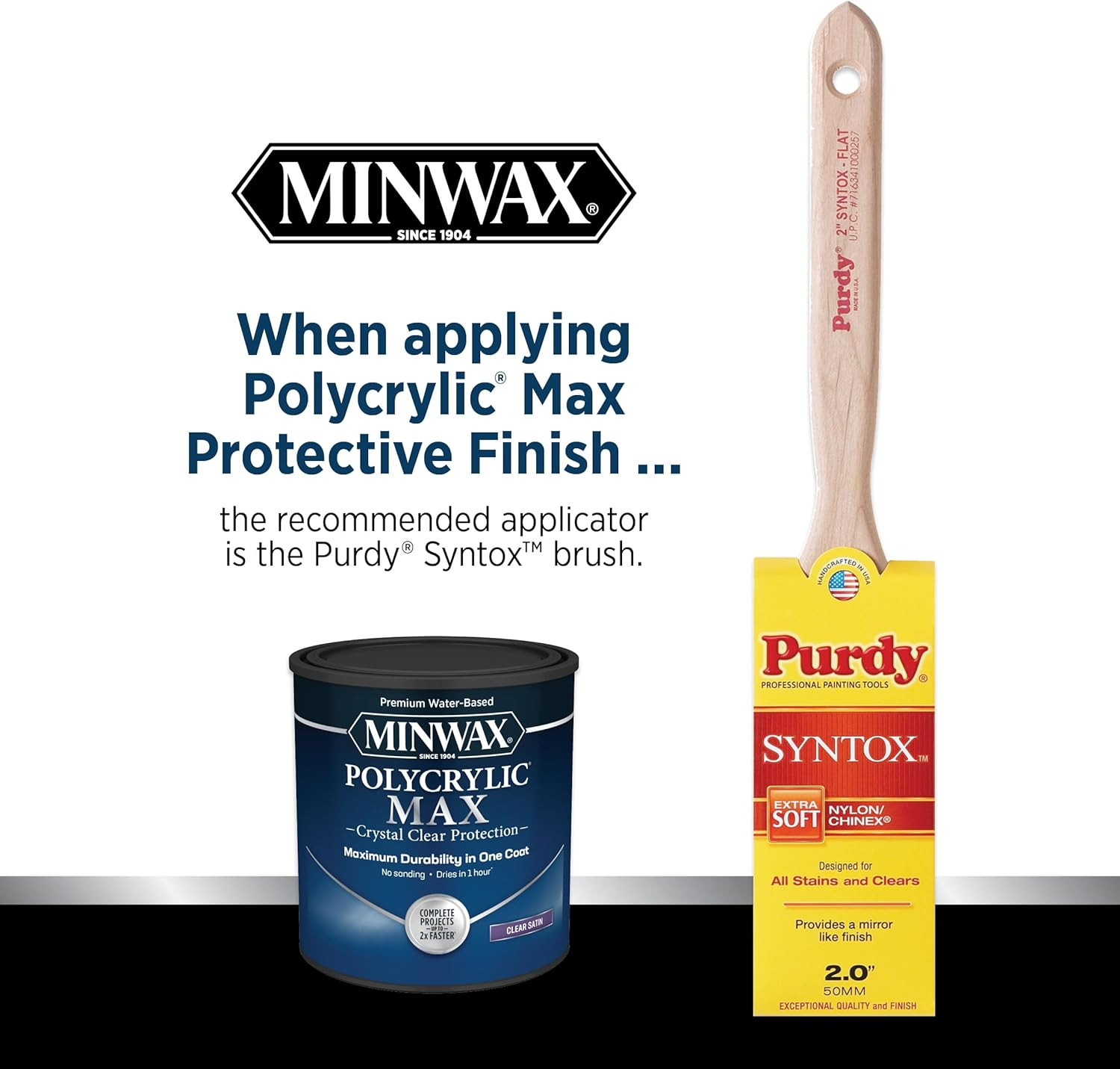 Polycrylic Max Satin Clear Finish – 1 Gallon for Superior Protection