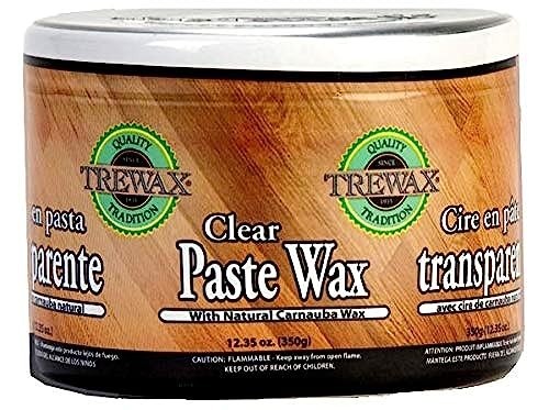 Clear Paste Wax with Carnauba – 12.35oz for Hardwood Floors, Furniture, Granite