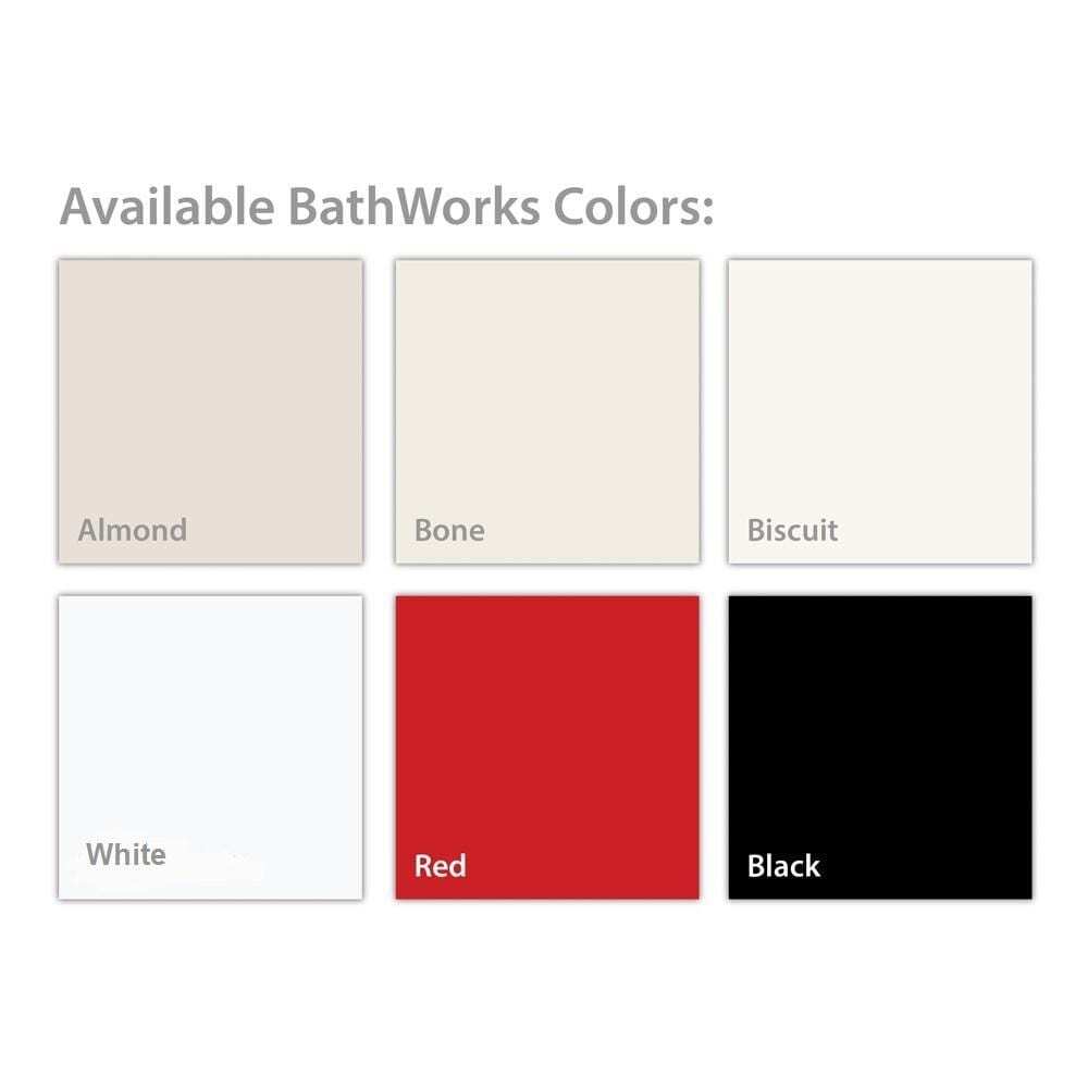 Bathtub Refinish Bathworks Complete Kit in White Slip Guard Glossy Durable Resin