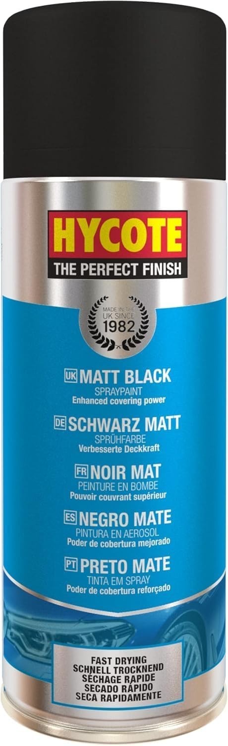 Versatile 13.5 Oz Black Spray Paint – Fast Drying, Waterproof, & Fade Resistant