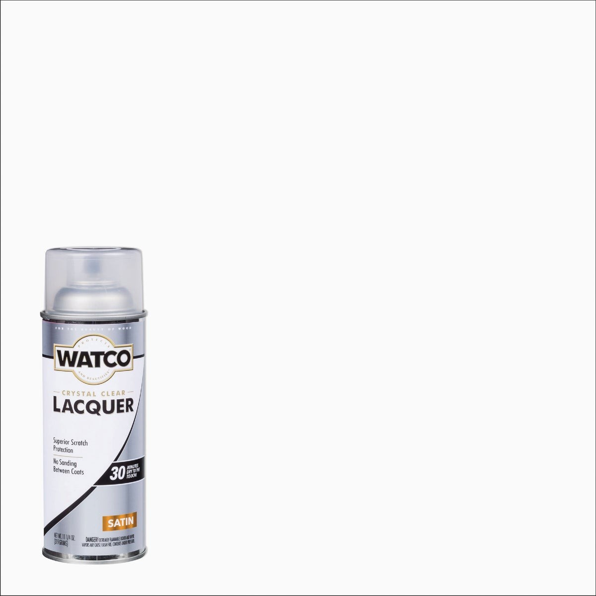 Watco 11.25 Oz. Clear Satin Spray Lacquer 63281 Pack of 6 Watco 63281