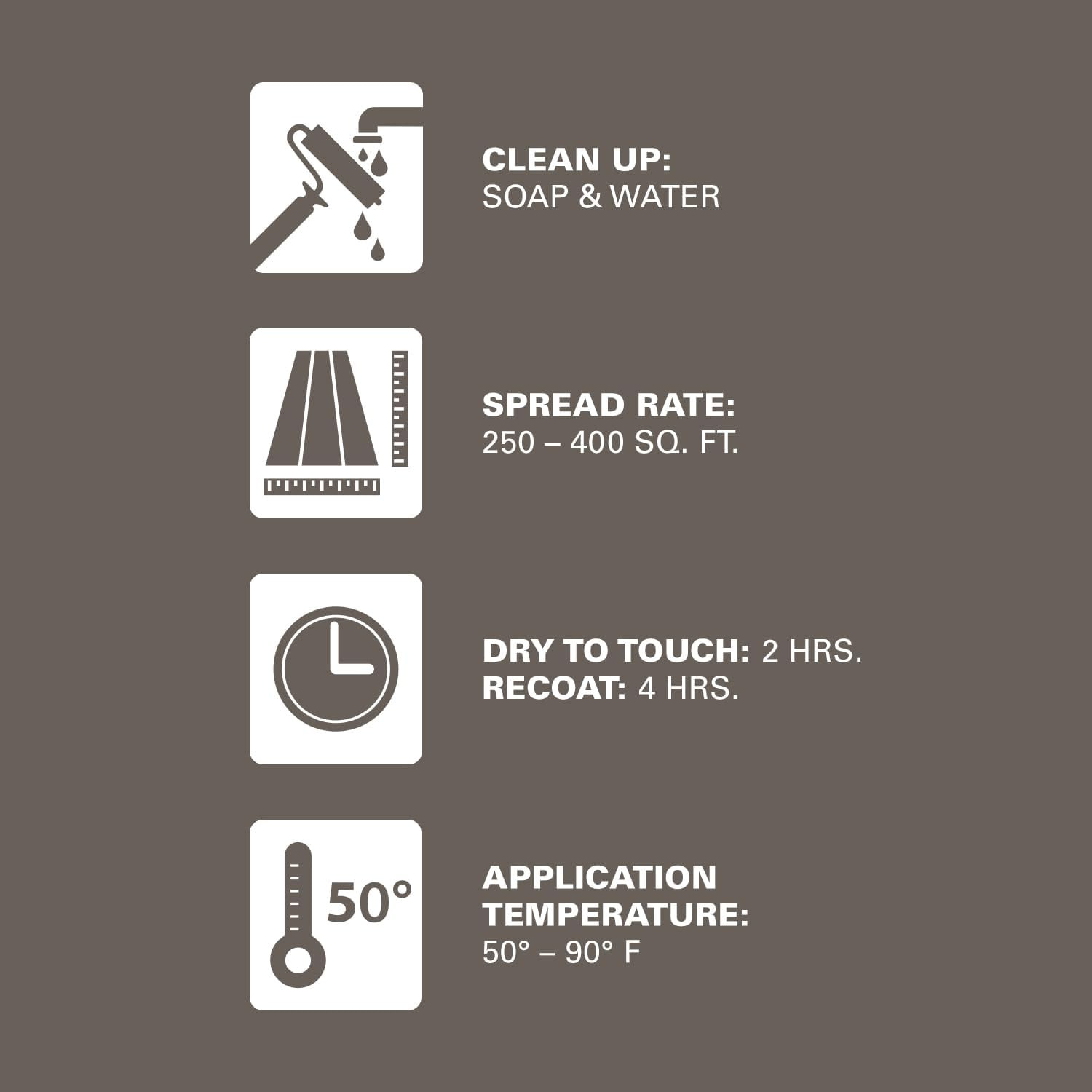 Masonry, Stucco, Brick Paint, Interior/Exterior, Flat, Tan, 1 Gallon