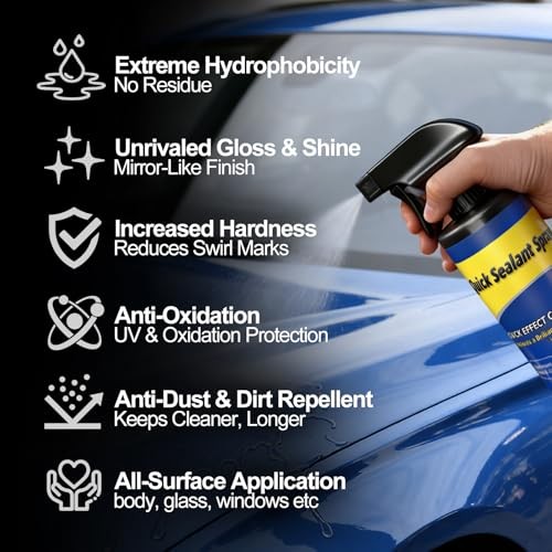 500ML Ceramic Coating for Cars: Quick Effect Coating 16.9 Fl Oz (Pack of 1)